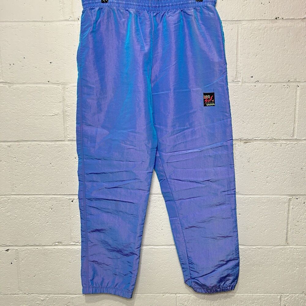 Vintage Surf Style Iridescent Windbreaker Jacket & Pants - Picture 8 of 10